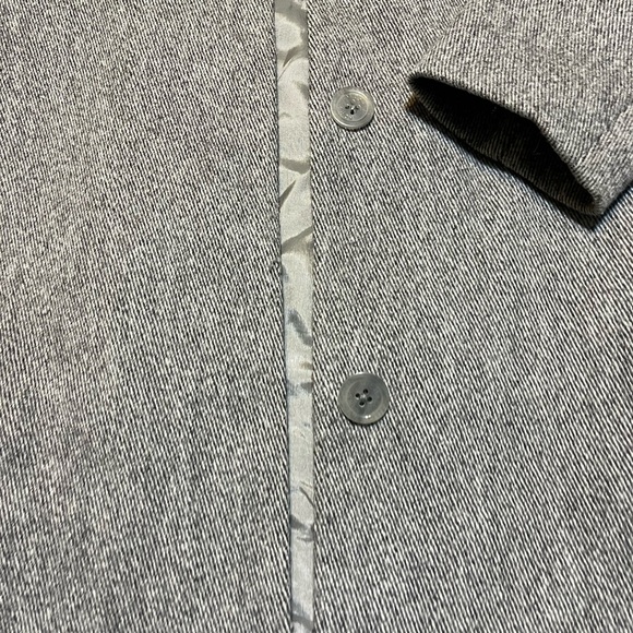 MICHAEL Michael Kors Mixed Media Gray Fur Coat - Size 6 - Picture 4 of 12